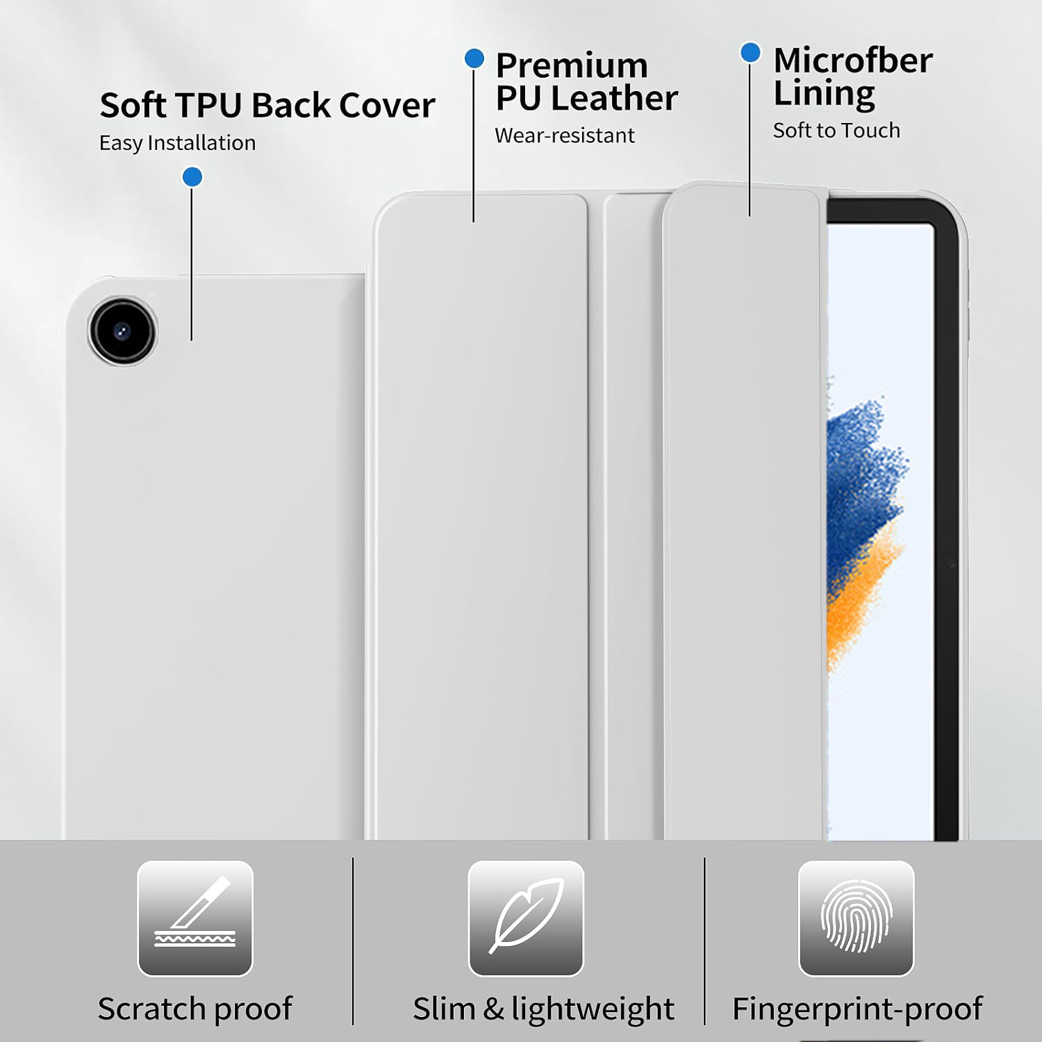Tri-fold Flip Case For Samsung – обзор и цена Sticky Note Cube