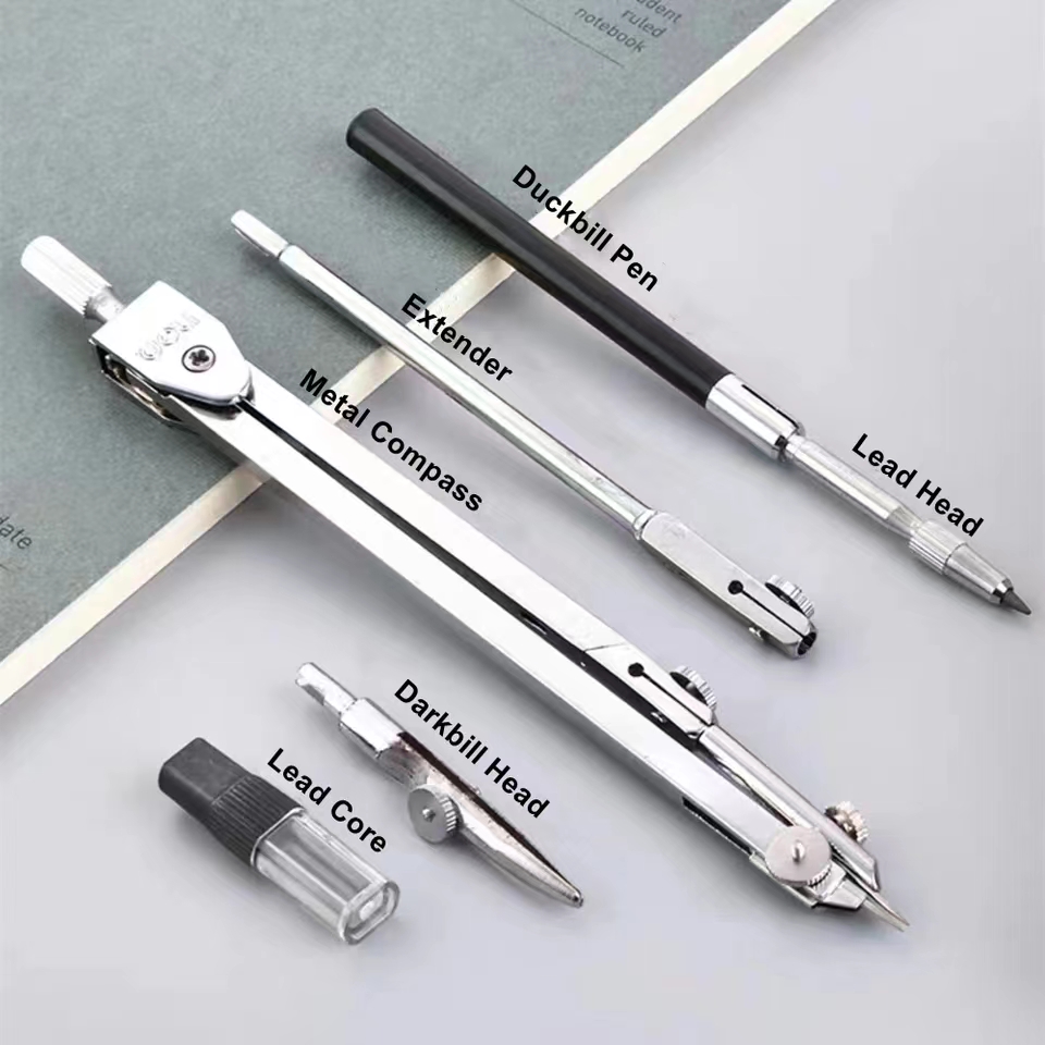 Stainless Steel Drafting Set D – обзор и цена Compass Geometry Set