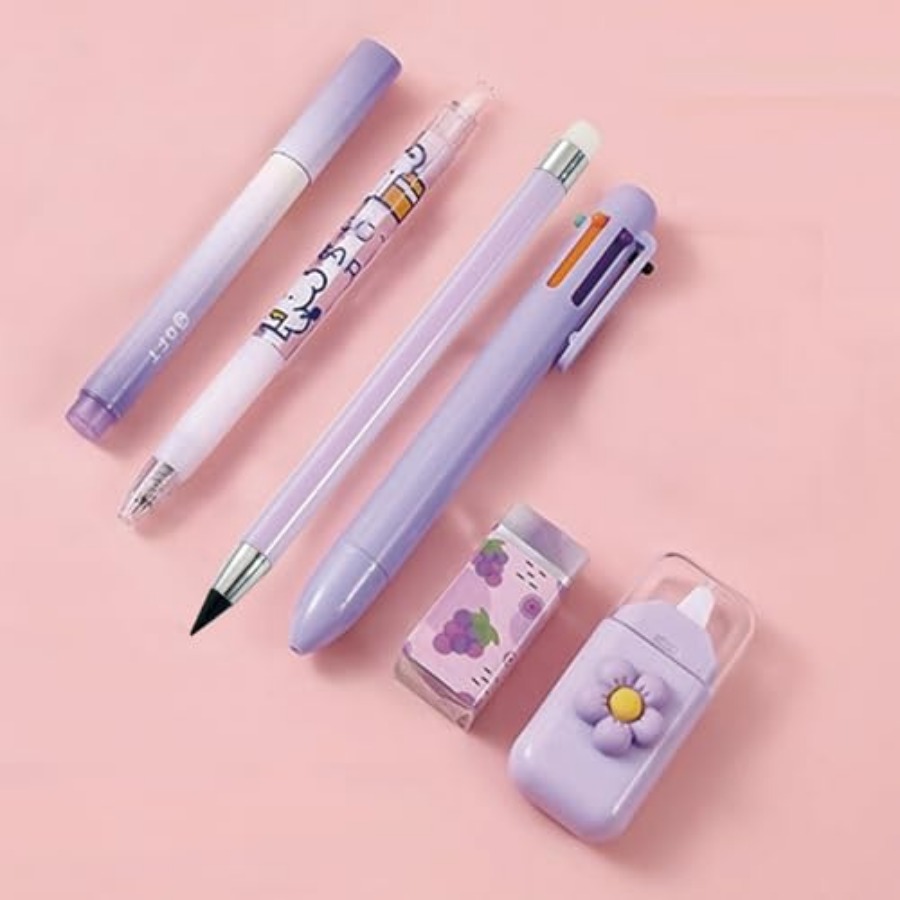 6 Pcs Cute Stationery Set for  – обзор и цена Gel Ink Pen Set