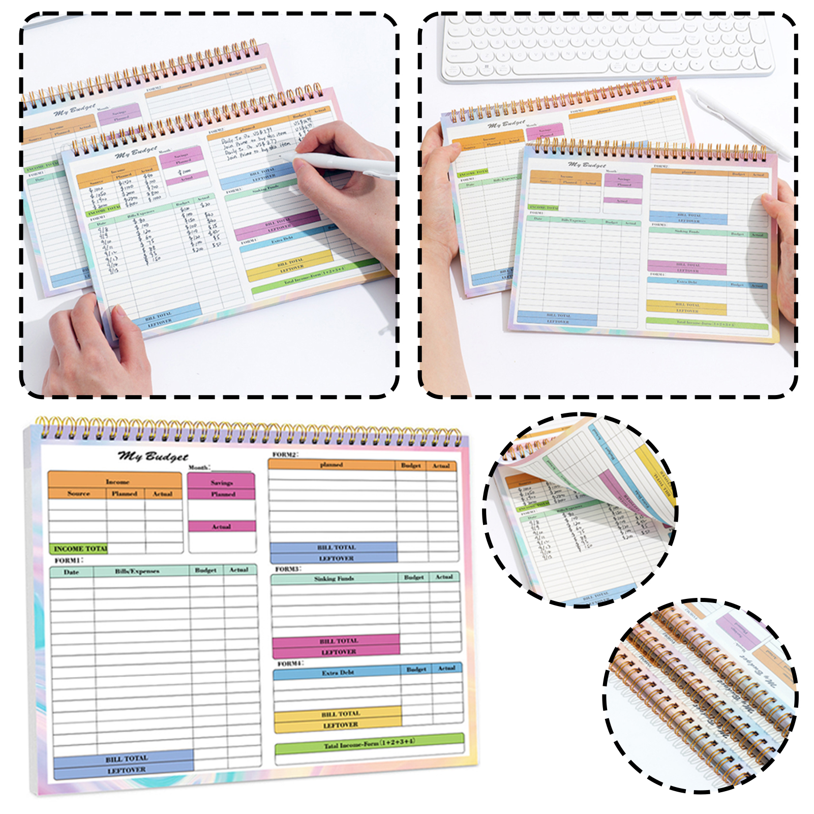 Finance Planner,Undated Monthl – обзор и цена Planner Weekly Budget