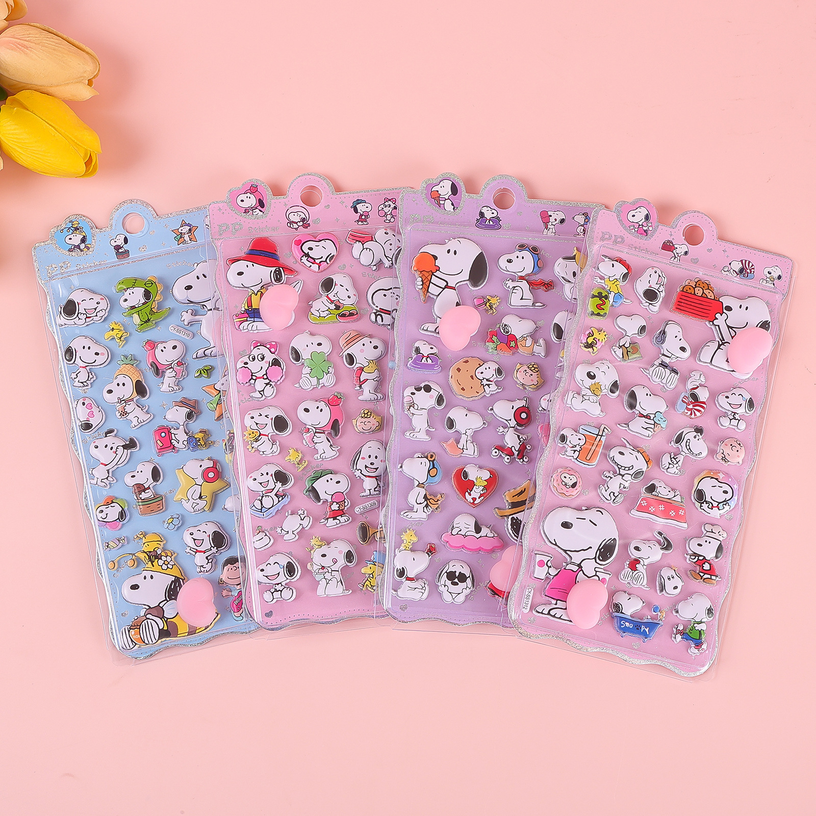 1/4pcs Snoopy 3D Stickers Scra – обзор и цена Stationery Office