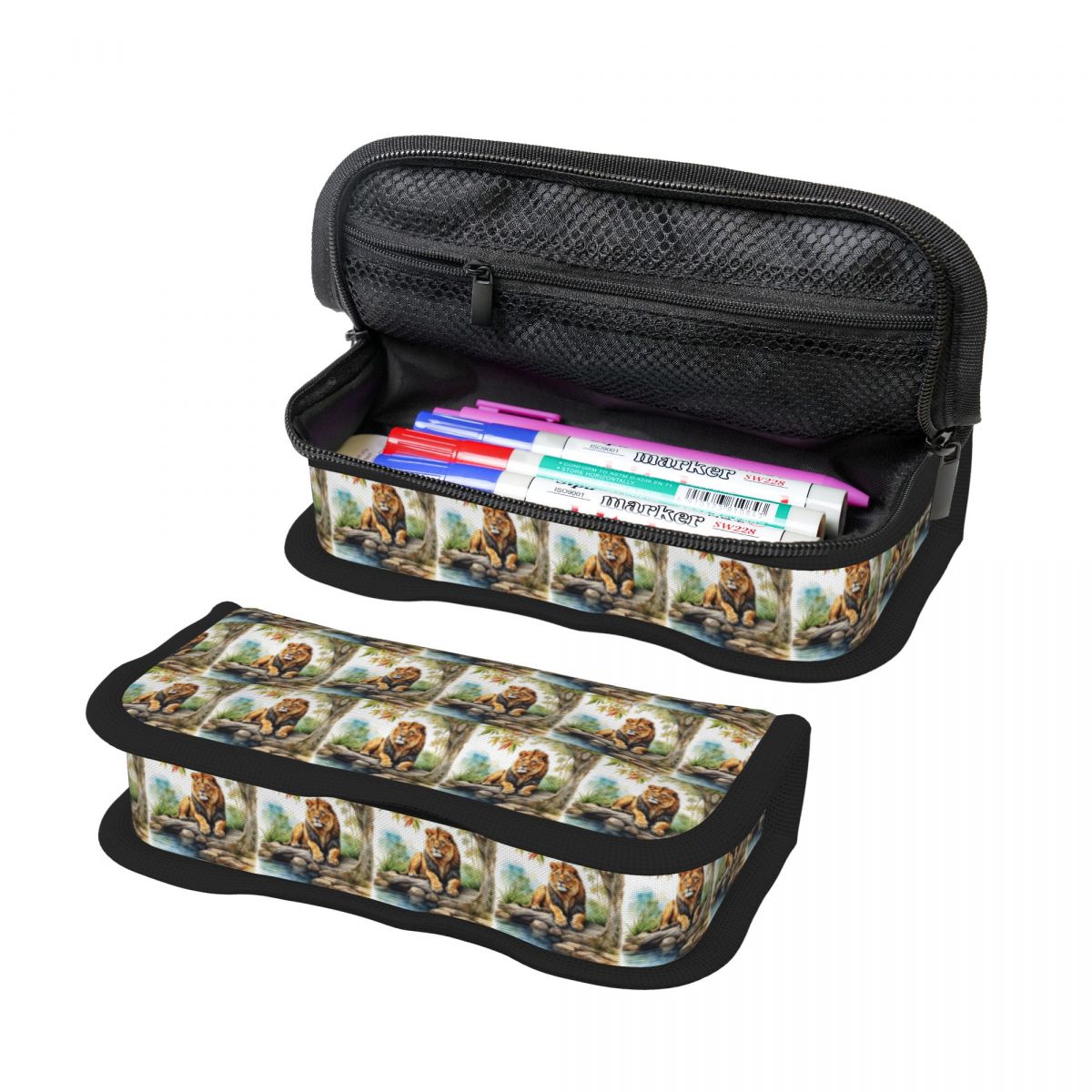 A Lion In A Forest Pencil Case – обзор и цена Lion Stationery & Office Supply(Kunshan)Co.Ltd