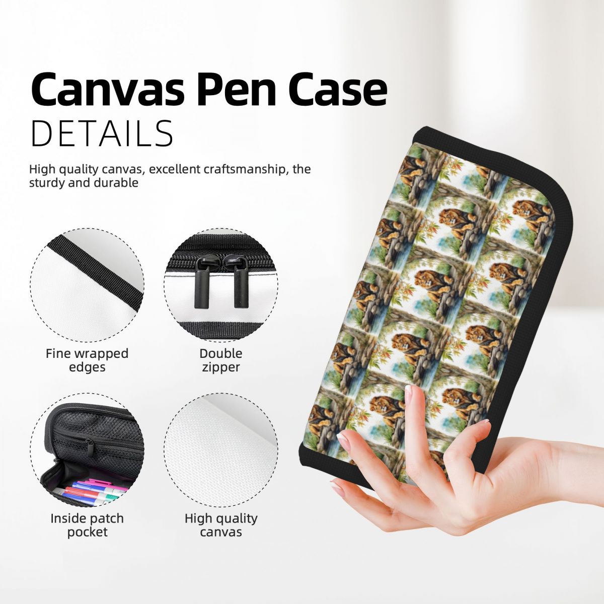 A Lion In A Forest Pencil Case – обзор и цена Lion Stationery & Office Supply(Kunshan)Co.Ltd