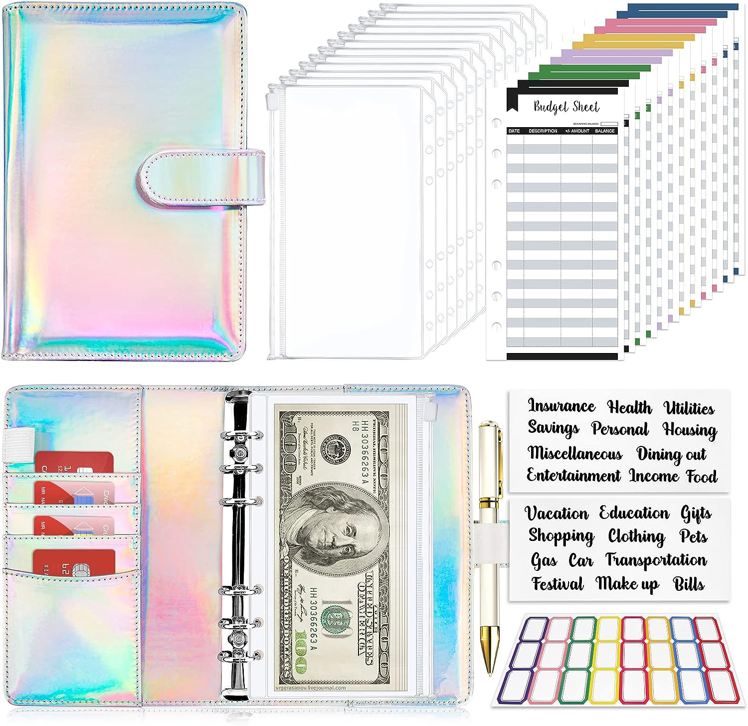 2023 laser Budget Binder Zippe – обзор и цена Planner Weekly Budget