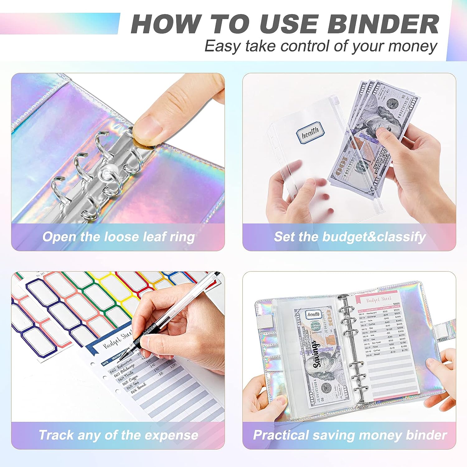2023 laser Budget Binder Zippe – обзор и цена Planner Weekly Budget