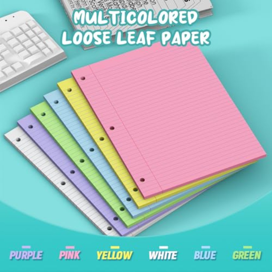 120 Sheets Loose Leaf Paper 8  – обзор и цена Paper Punch 3 Hole