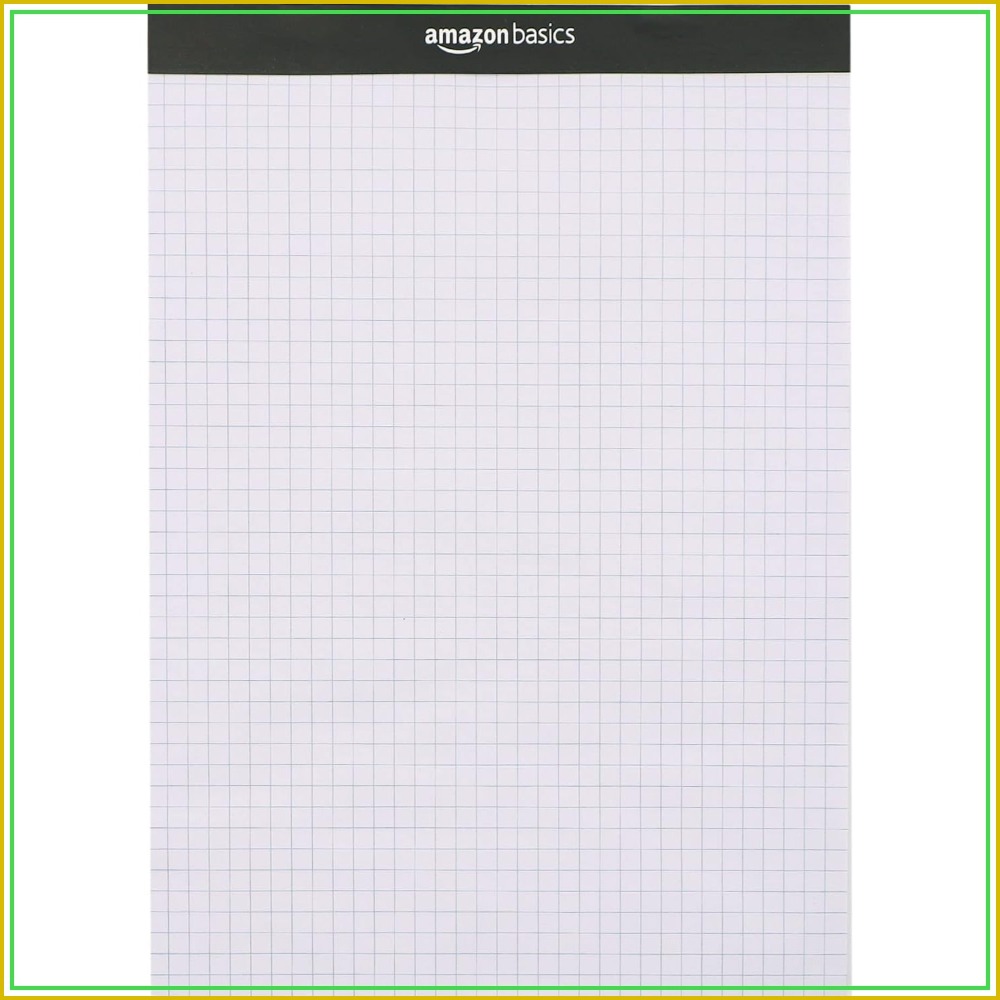 Quad-Ruled Graph Paper Pad, 8. – обзор и цена Graph Paper Pad