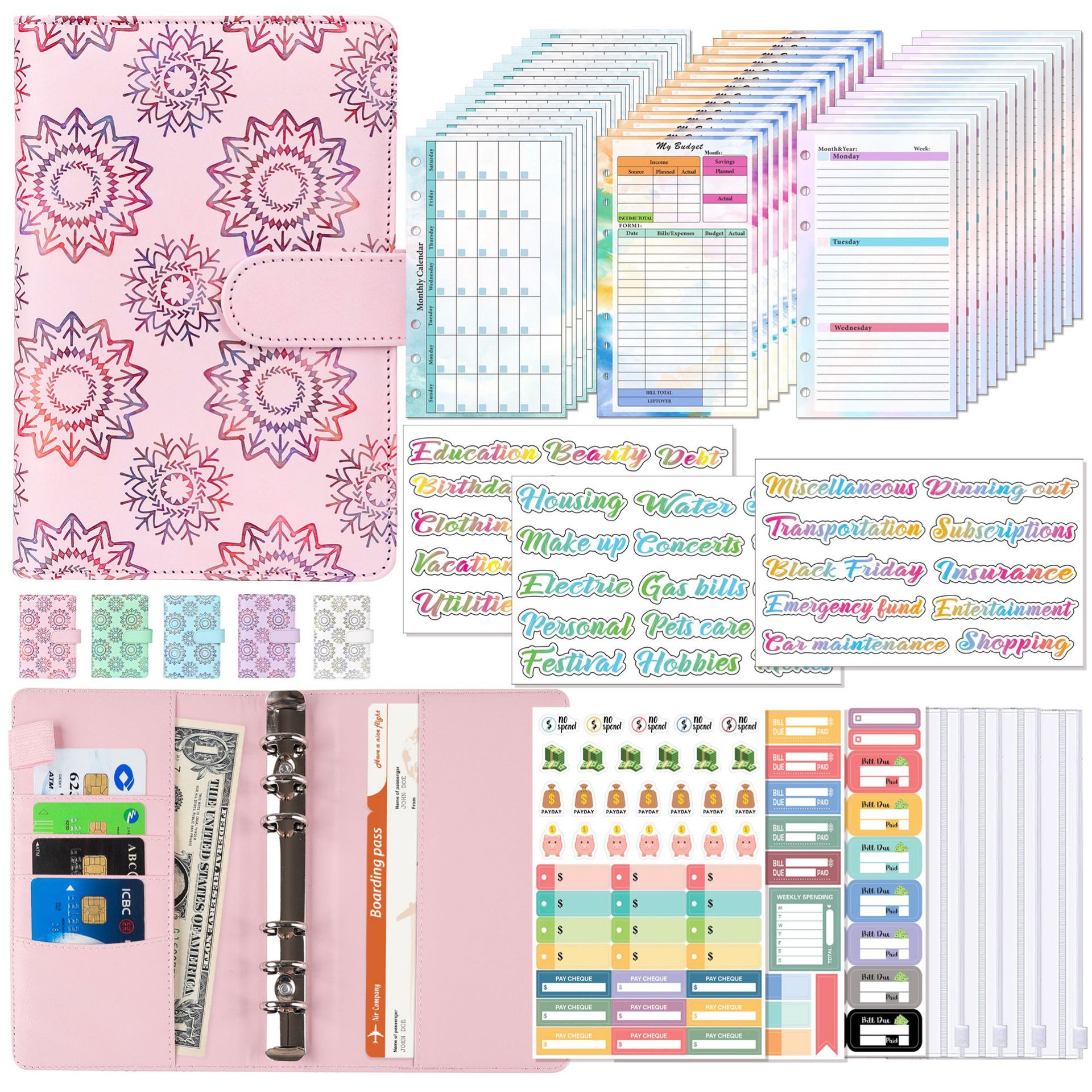 A6 Binder Budget Planner Noteb – обзор и цена Planner Weekly Budget