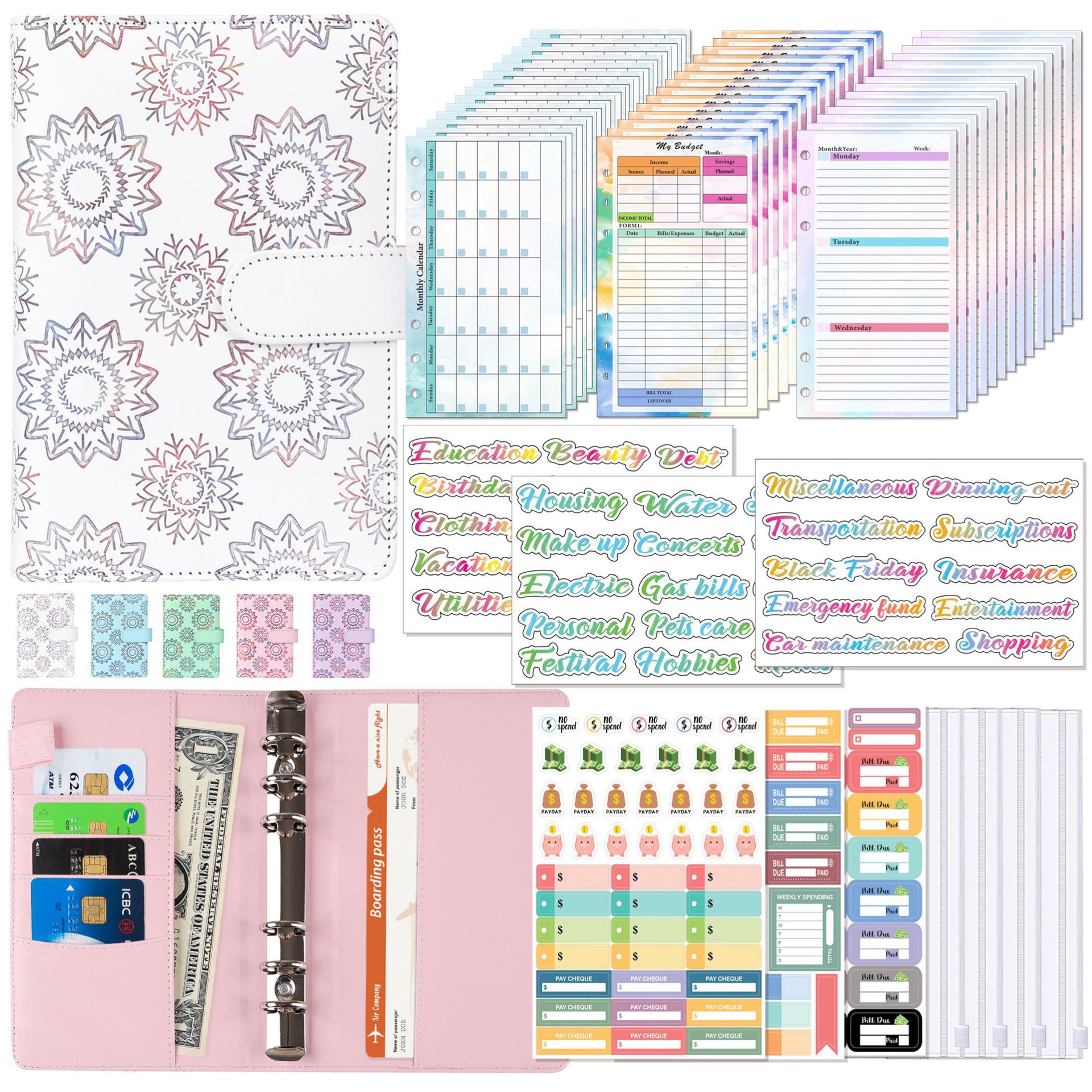 A6 Binder Budget Planner Noteb – обзор и цена Planner Weekly Budget