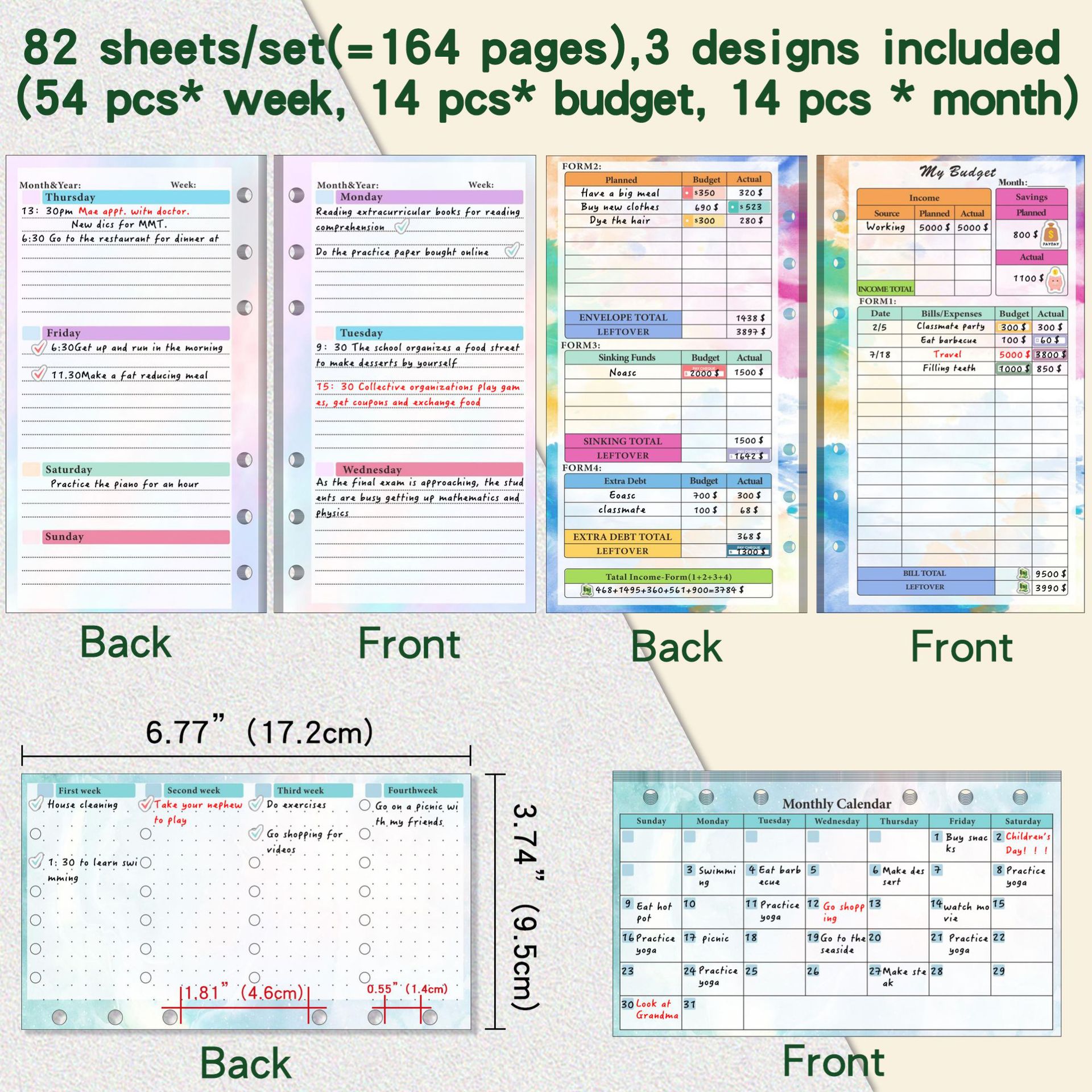 A6 Binder Budget Planner Noteb – обзор и цена Planner Weekly Budget