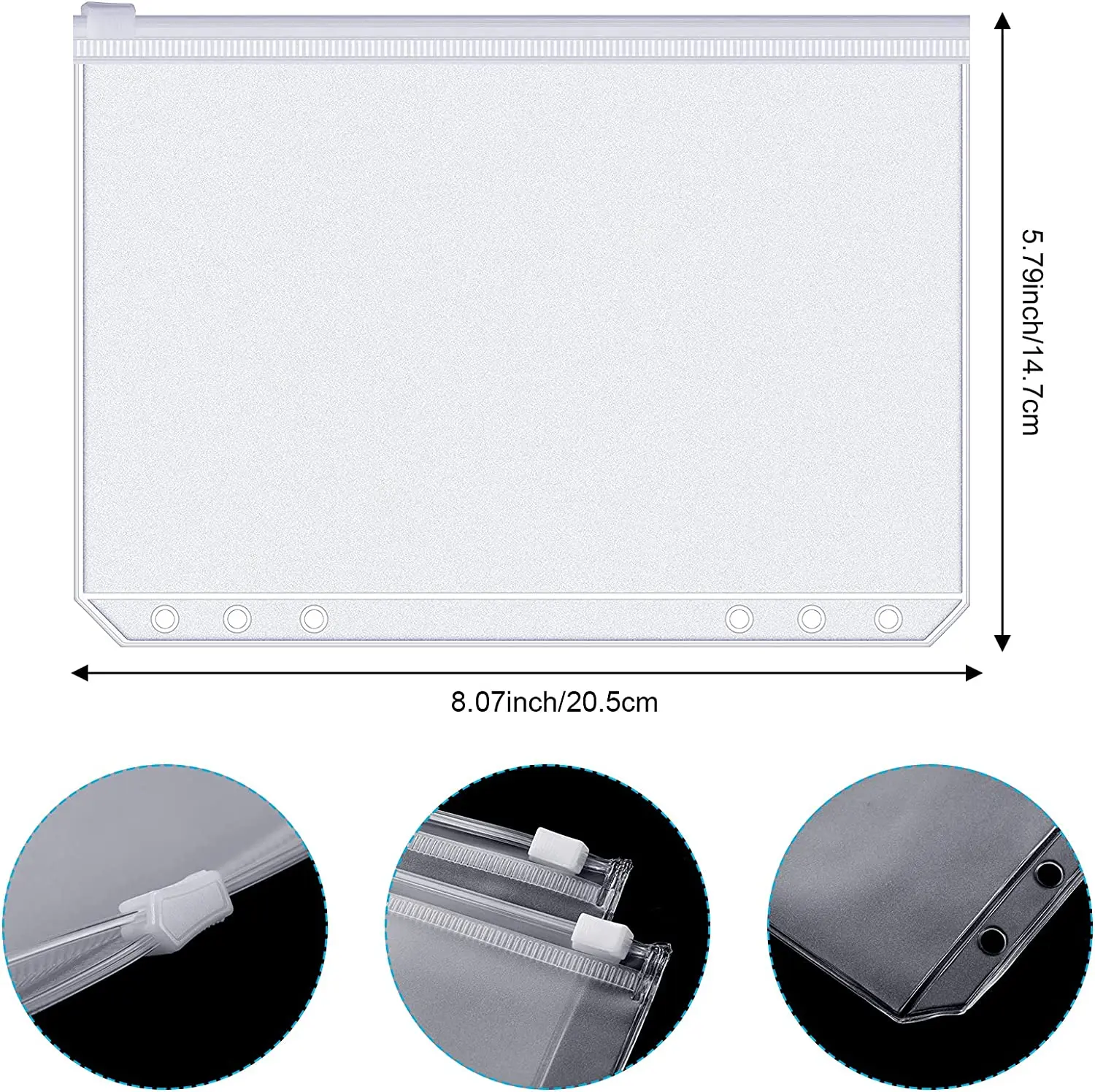 Binder Pockets A6 6-Hole Zippe – обзор и цена Planner Weekly Budget