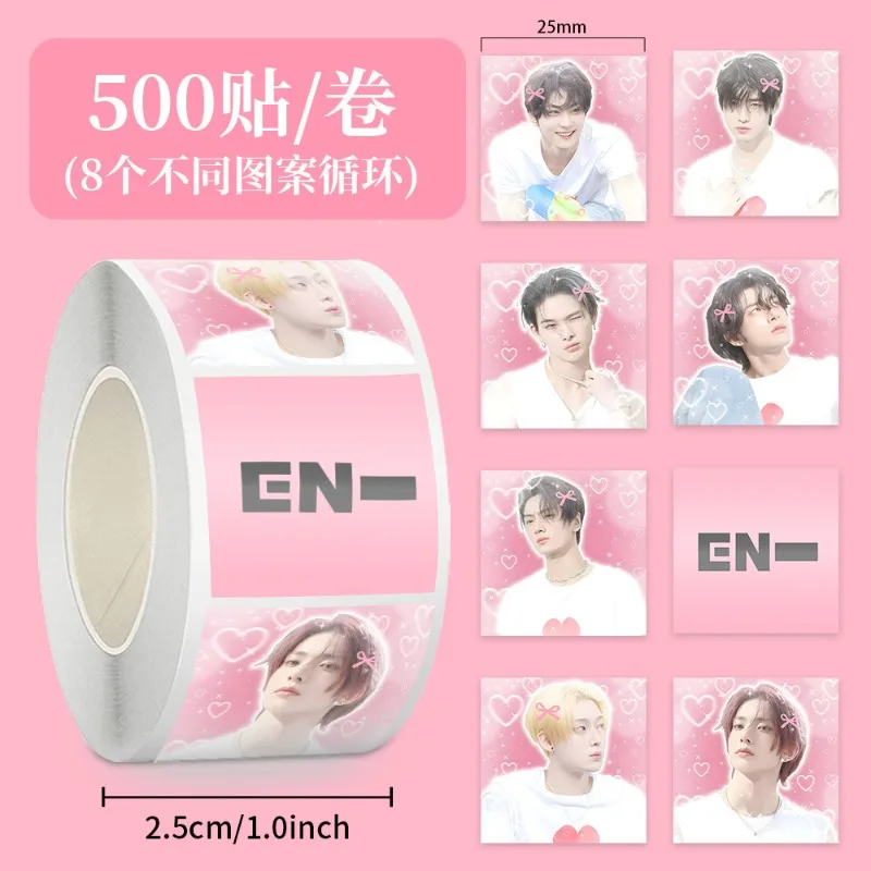 500Pcs ENHYPENS Polaroid & ID  – обзор и цена Washi Tape Set