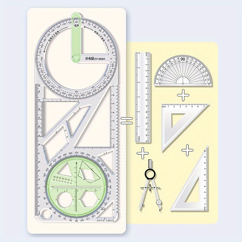 For School Multifunctional Pri – обзор и цена Compass Geometry Set