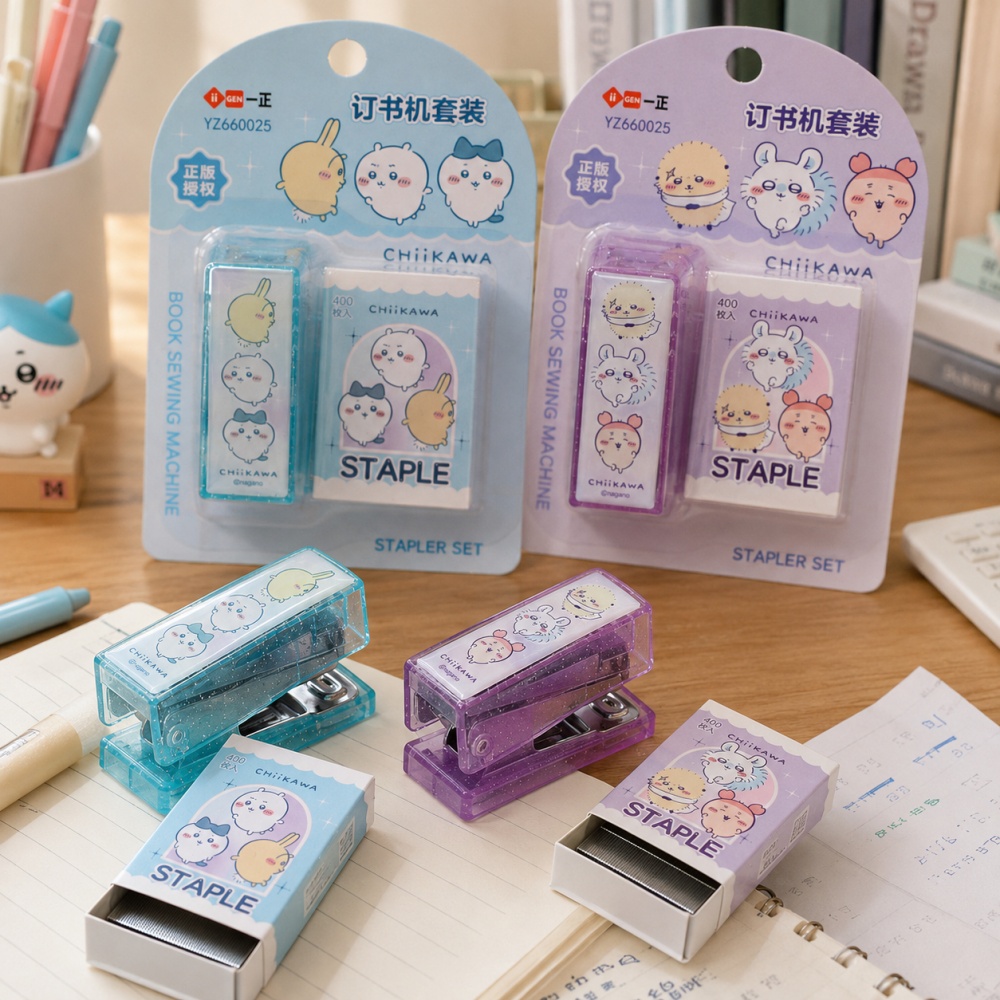 Genuine Chiikawa Stapler Set D – обзор и цена Office Supply Office Stationery Items