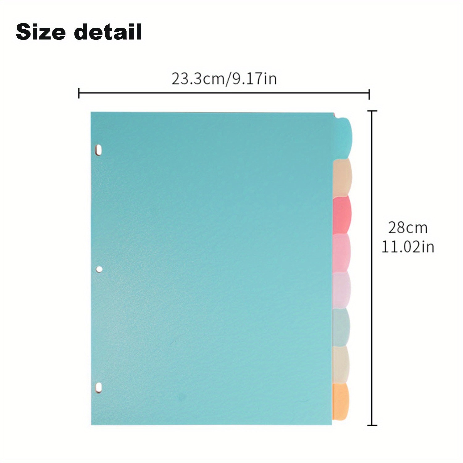 8 Tab Binder Dividers for 3 Ri – обзор и цена Index Tab Divider