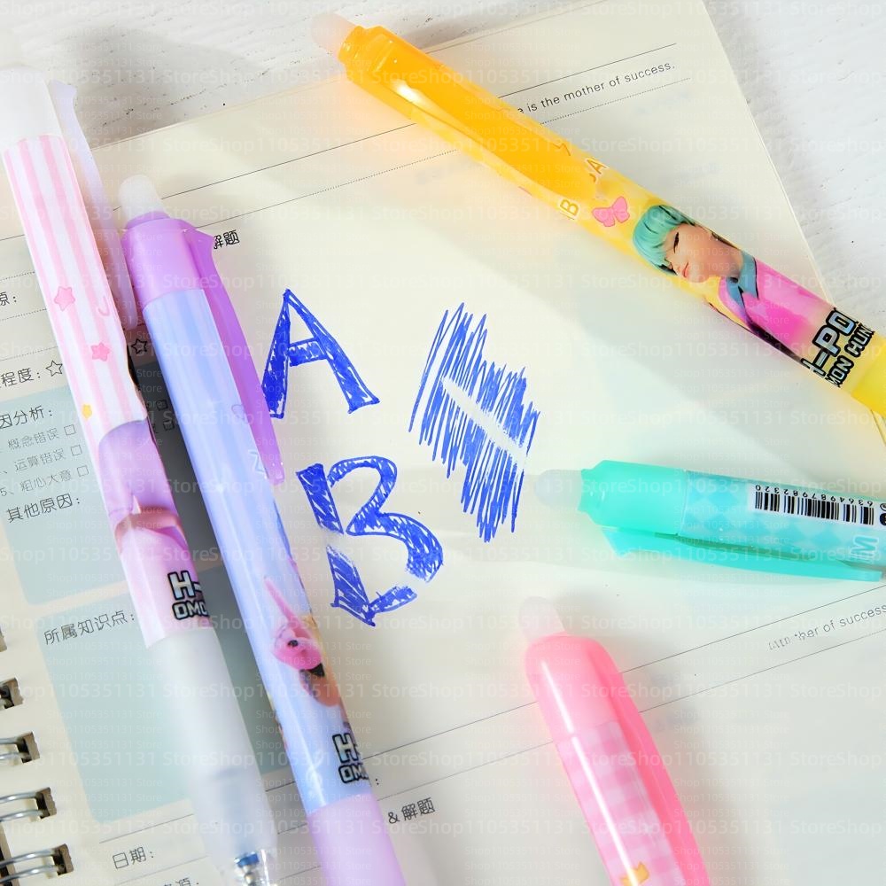 Anime Girl Group Erasable Pens – обзор и цена Gel Ink Pen Set