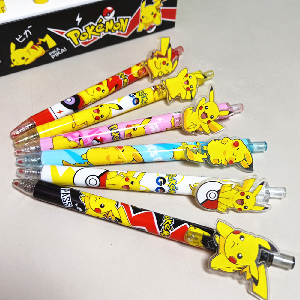 6Pcs Anime Pokemon Pikachu Pus – обзор и цена Office Supply Office Stationery Items