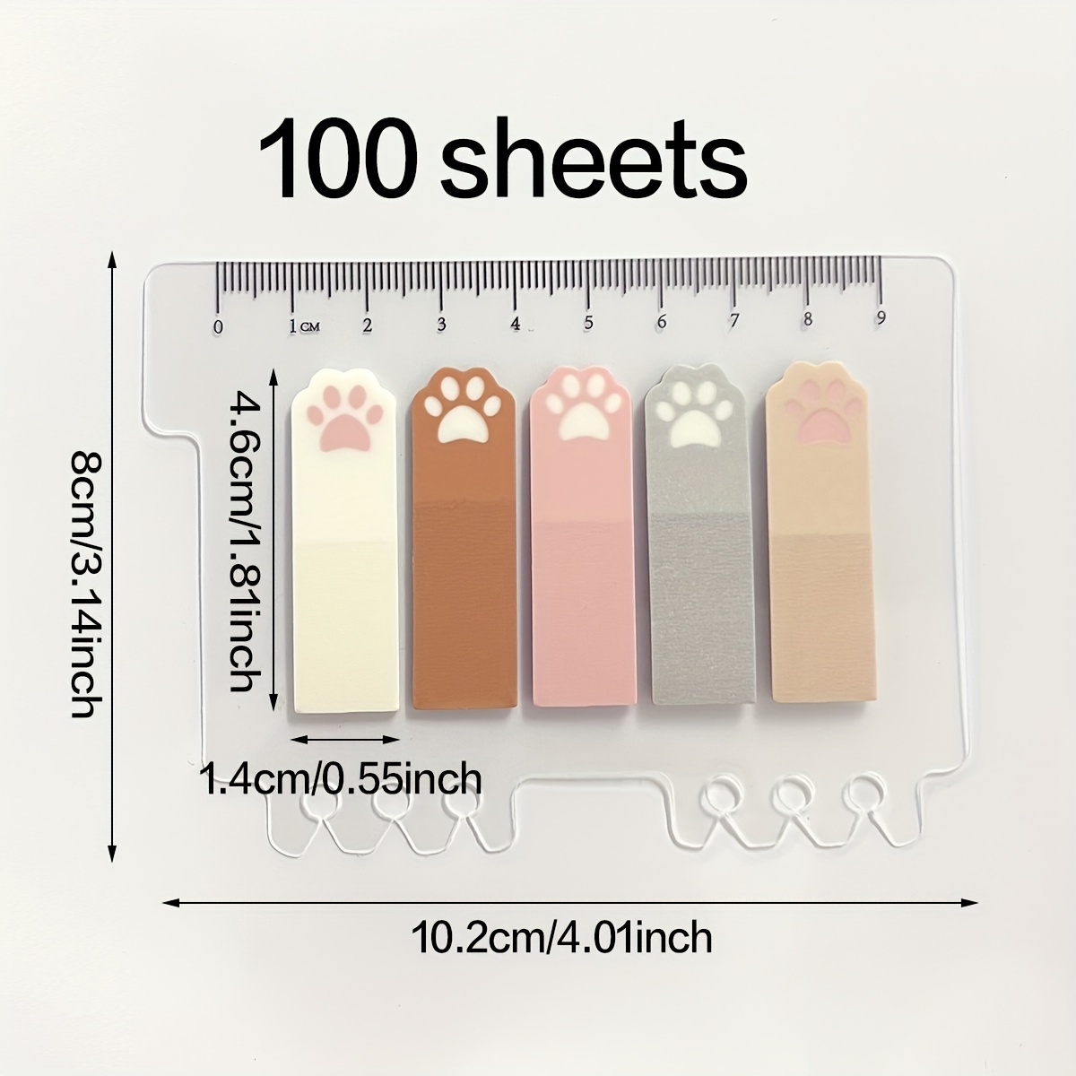 Cute Cat Paw PET Index Tabs, T – обзор и цена Index Tab Divider