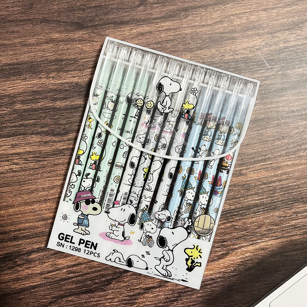 12pcs Snoopy Premium Erasable  – обзор и цена Stationery Office