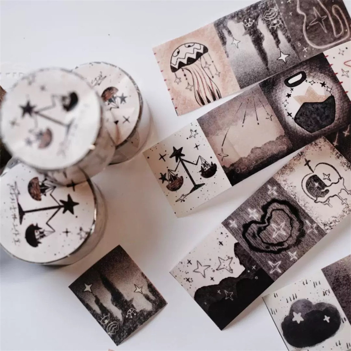 MuZiShan Studio The Whispers O – обзор и цена Washi Tape Set