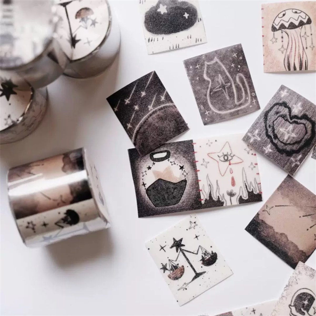 MuZiShan Studio The Whispers O – обзор и цена Washi Tape Set