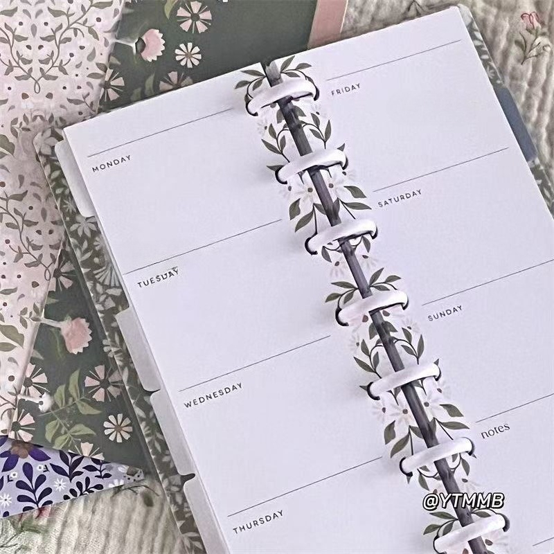 Slim Type Mushroom Hole Loose  – обзор и цена Planner Weekly Budget