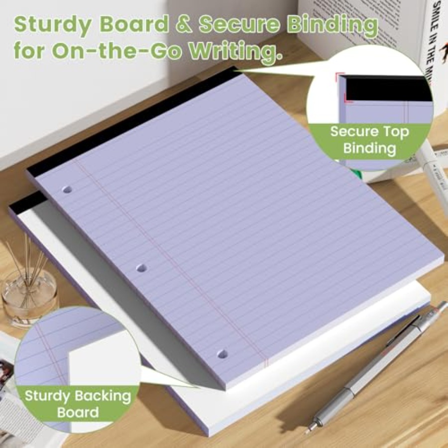 Legal Pads 8.5x11, Purple Lega – обзор и цена Paper Punch 3 Hole