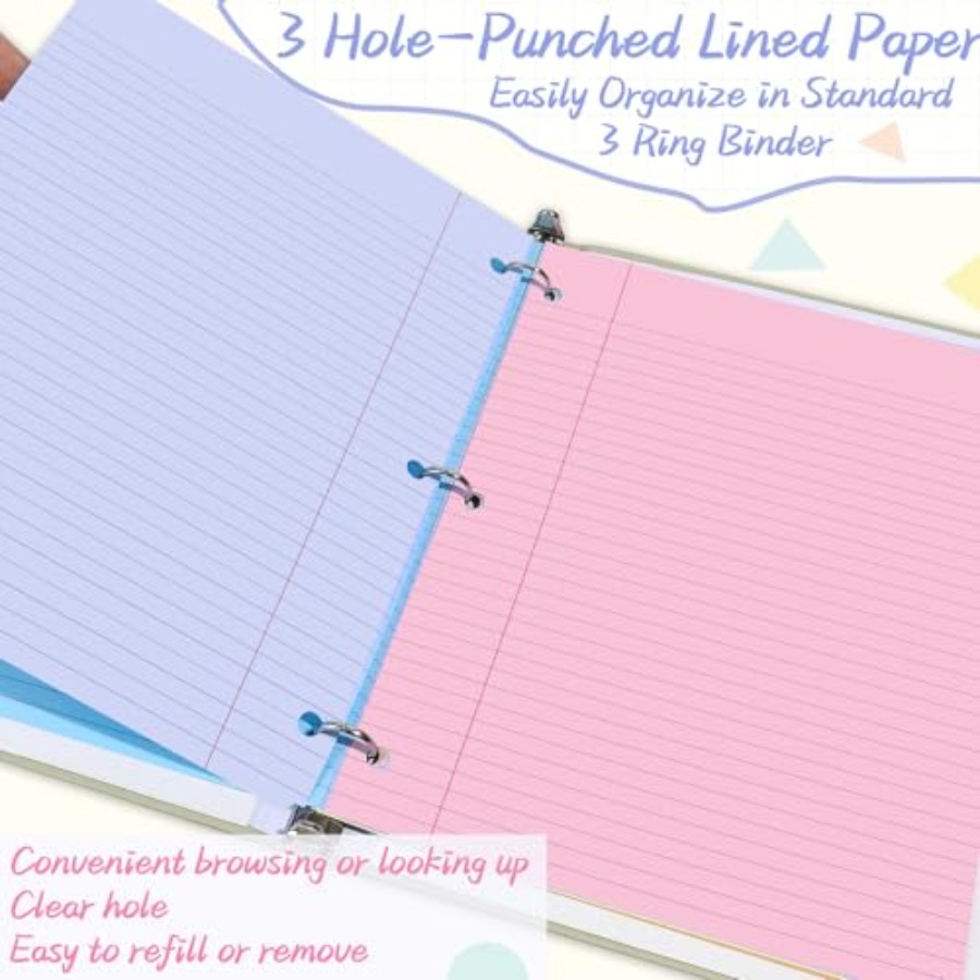 100 Sheets Loose Leaf Binder P – обзор и цена Paper Punch 3 Hole