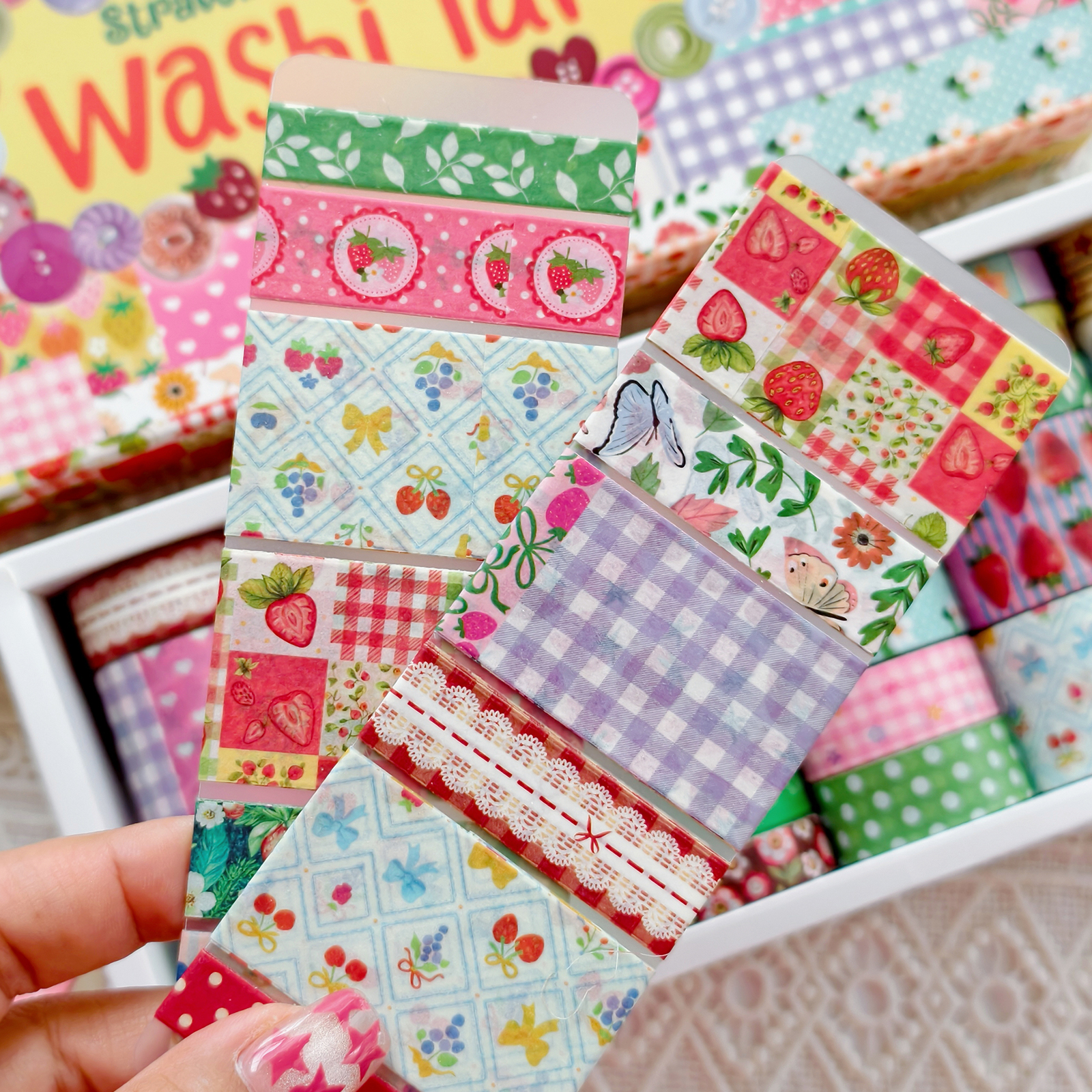 Random Cover 35 Rolls Aestheti – обзор и цена Washi Tape Set
